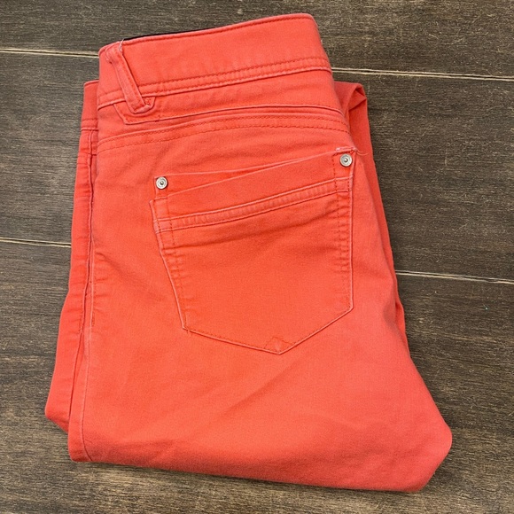 Democracy Jeans Pants Womens Size 8 Salmon Ab Technology Skinny - Picture 4 of 9